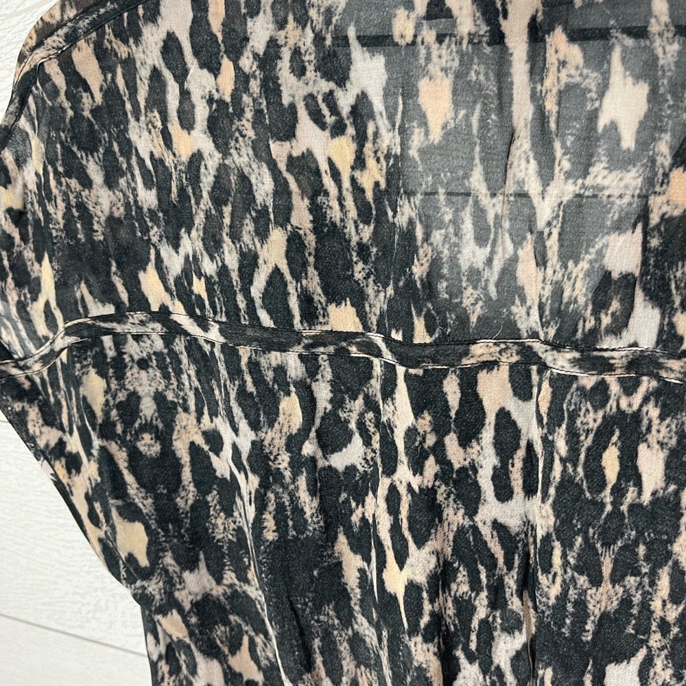 Allsaints Claria Animal Print Dress Size Small - Picture 13 of 16